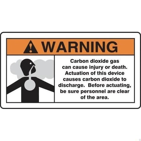 Accuform ANSI WARNING SAFETY SIGN CARBON MFXG346XL MFXG346XL